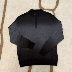 Raffi Men's Charcoal Zip-Up Sweater